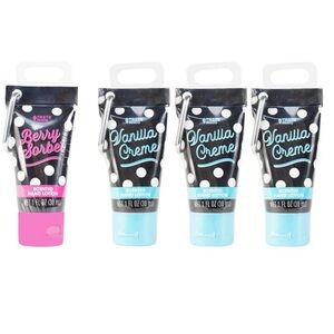 4/$20 4pk Taste Beauty Scented HandLotion 1oz/30ml 1-Berry Sorbet/3-VanillaCrème